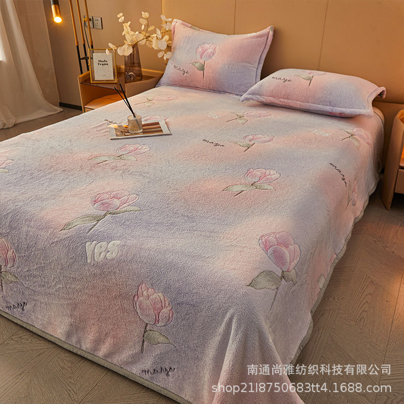 Picture of Blanket Coral Fleece Cover Blanket Flannel Blanket Cartoon Sofa Blanket Single Bed Sheet Single Air Conditioning Nap Blanket Quilt