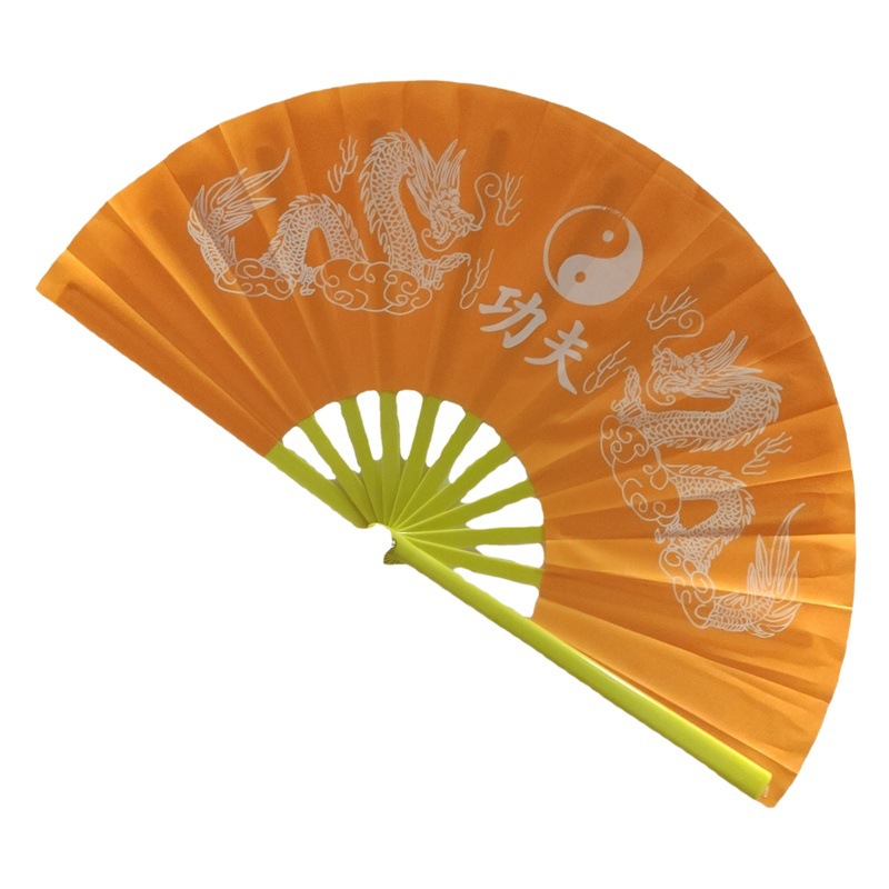 Fan Kung Fu Fan Wing Chun Fan Tai Chi Fan Square Dance Elderly Fan Dance Fitness Fan Ringing Fan Plastic Rod Folding Fan
