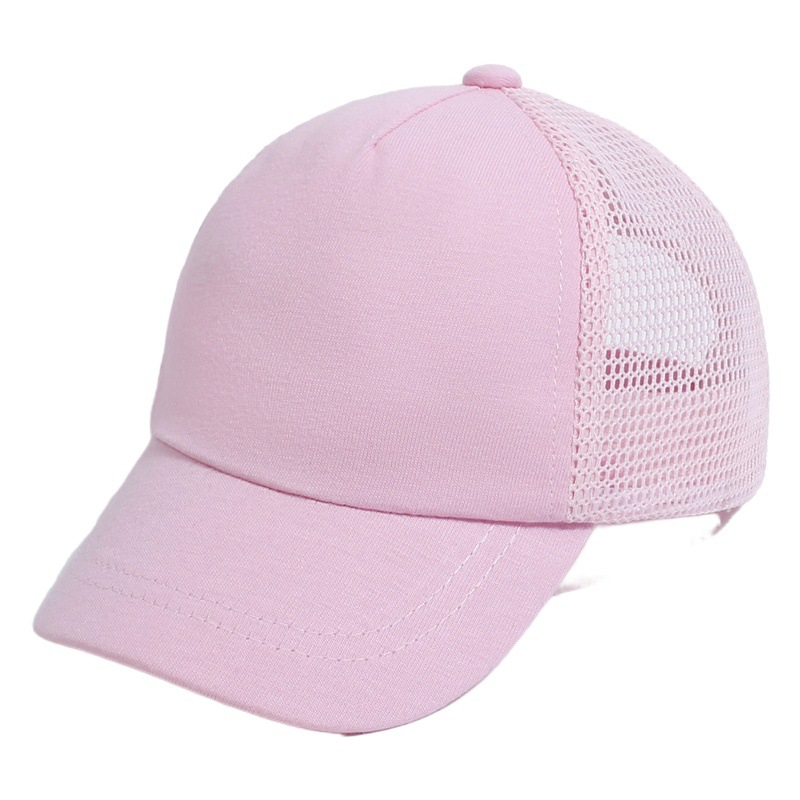 Children's baseball cap summer new men and women's children pure color sun hat outdoor leisure cap