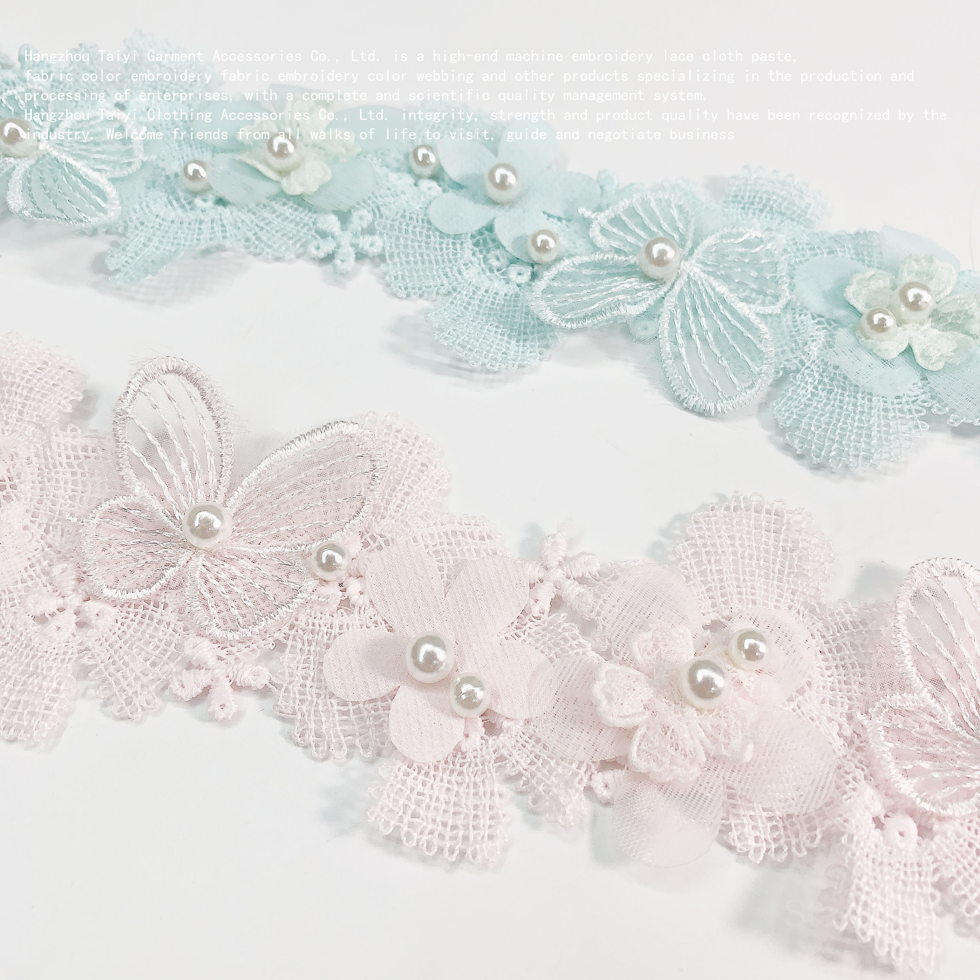 Good things to buy new lace nail pearl three-dimensional flowers DIY clothing accessories fabric accessories lace