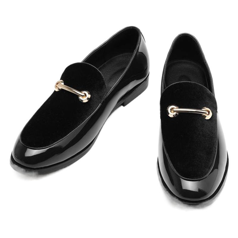 Lefu shoes men's spring and autumn new leather shoes Bean shoes European and American men's shoes patent leather casual leather shoes men's wholesale