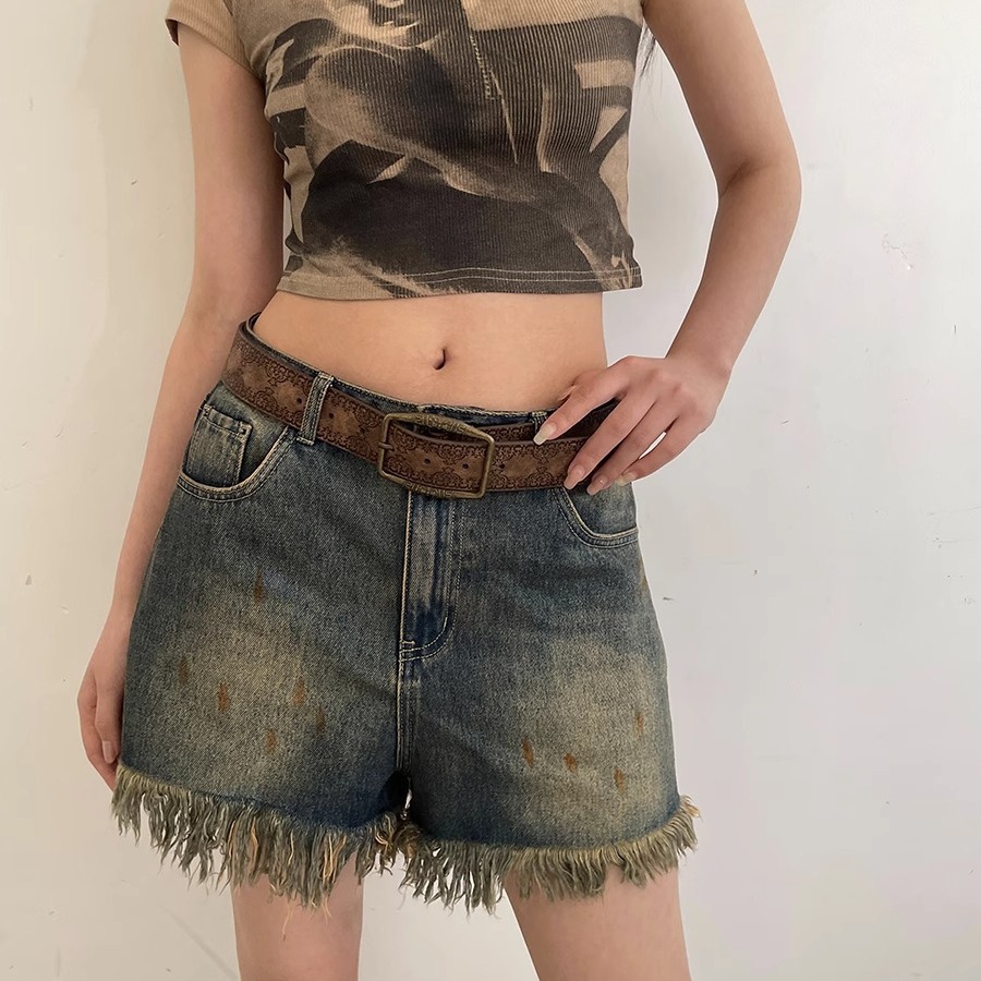 Picture of American Retro Y2K Belt Female Stylish Simple Ethnic Style Belt Versatile with Jeans Belt High-End Brown