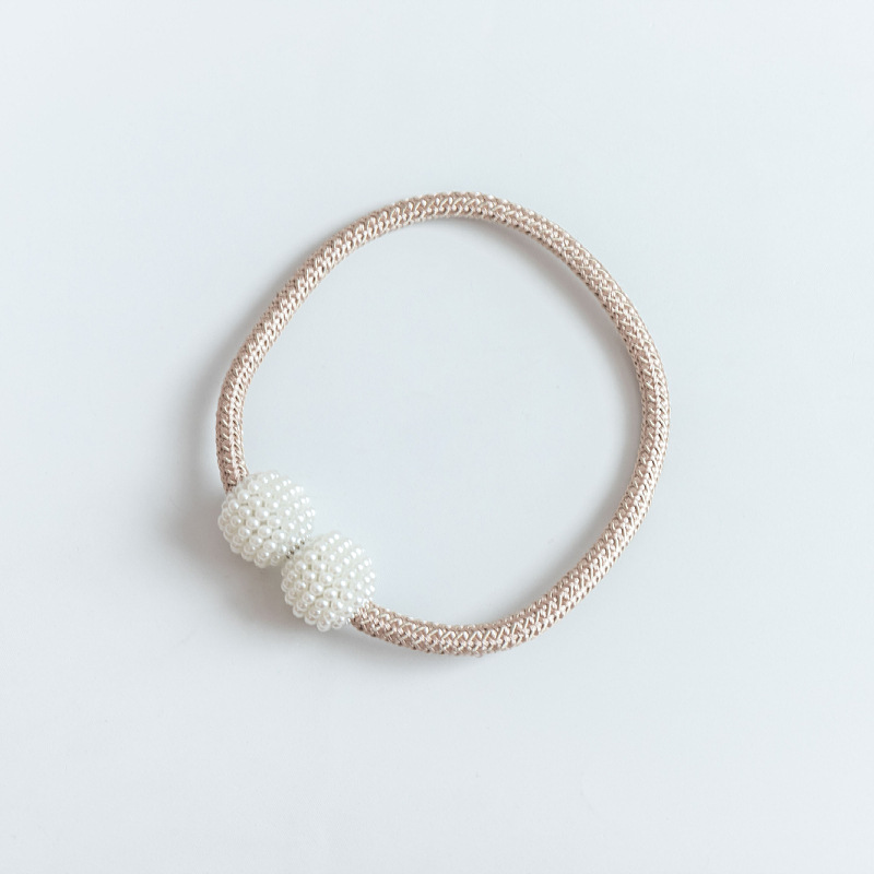 Picture of Curtain Tiebacks Wholesale Cross-Border No-Drill Large Pearl Magnetic Curtain Tiebacks Curtain Buckle Straps Curtain Accessories