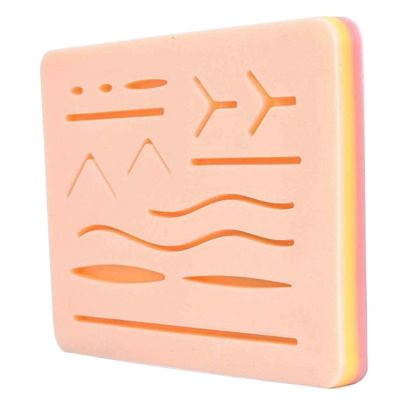 Picture of Silicone Simulation Skin Model Multi-wound Suture Exercise Module Medical Surgery Training Consumables Toolkit suit