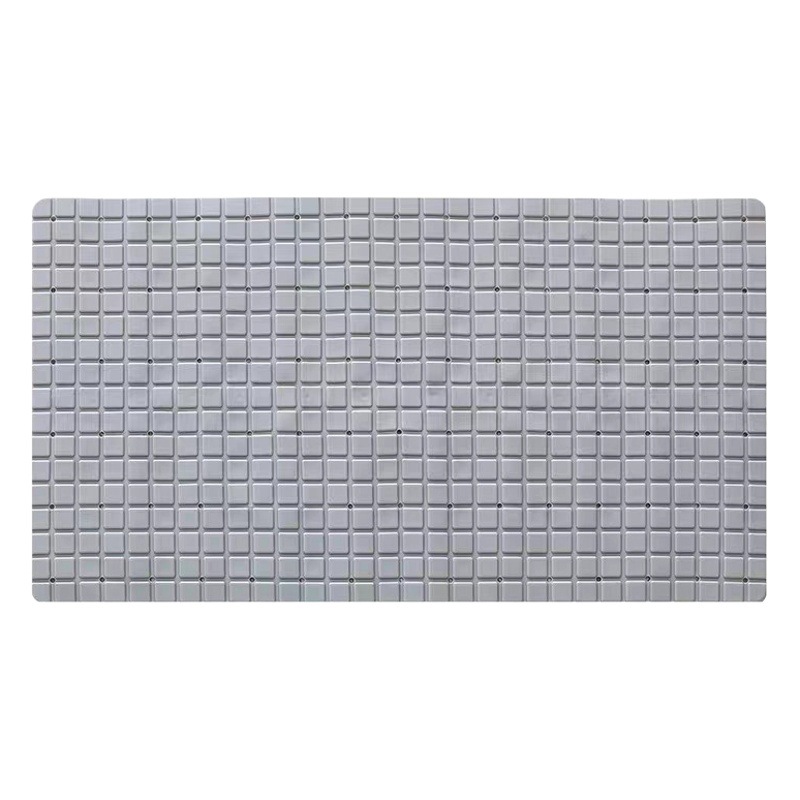 Bathroom Anti-Slip Mat Simple Square PVC Bathtub Foot Mat Bathroom Toilet Shower Mat Home Bath Floor Mat
