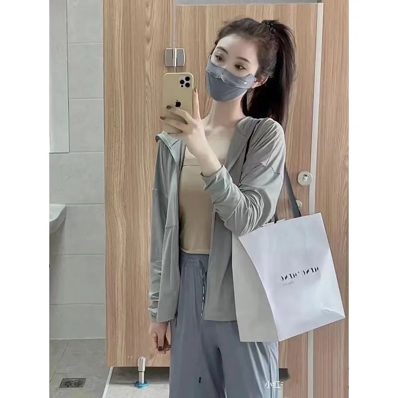 Sun protection clothing for women 2023 new summer thin fashionable breathable coat UV protection sun protection clothing long sleeve women's cross-border