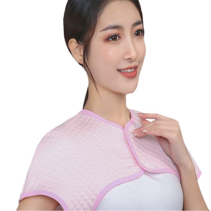Summer Shoulder Pad Cervical Spine Waistcoat Sleeping Pure Cotton Warm Maternal Moon Shoulder Protection Middle-aged and Elderly Women's Night Cold Protection