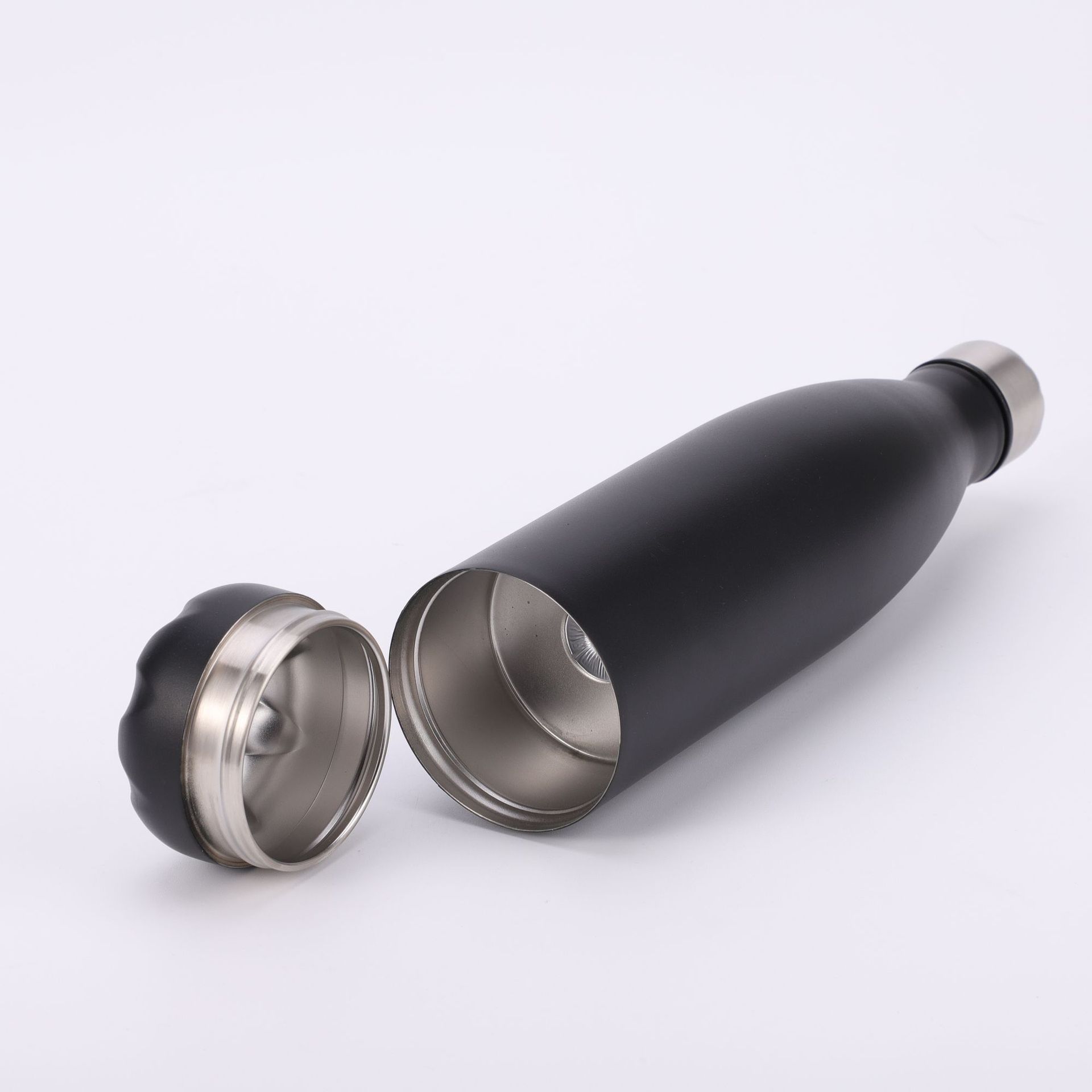 Picture of 750ml Storage Coke Bottle Outdoor Sports Bottle 304 Stainless Steel Thermos Cup Removable Bottom Multifunctional Water Cup