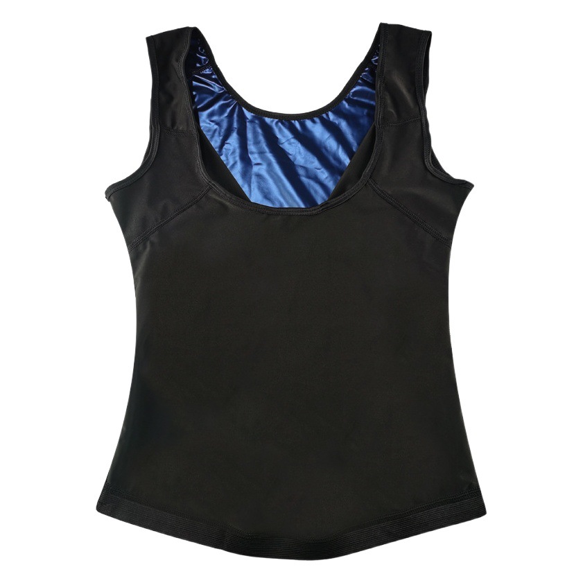 Cross-Border Sweat Sauna Clothing, Abdominal Control, Fitness Sweat Vest, Running Sports, European and American Yoga Clothing, Women's Sweat-Shaping Clothing