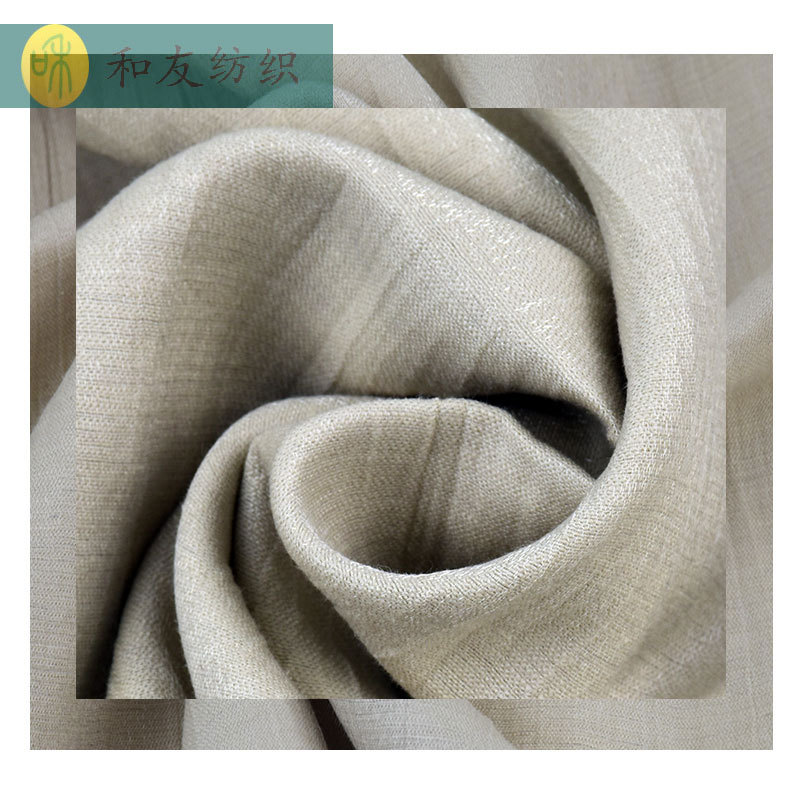 Free sample nylon linen woven linen nylon blended fabric monofilament nylon fabric