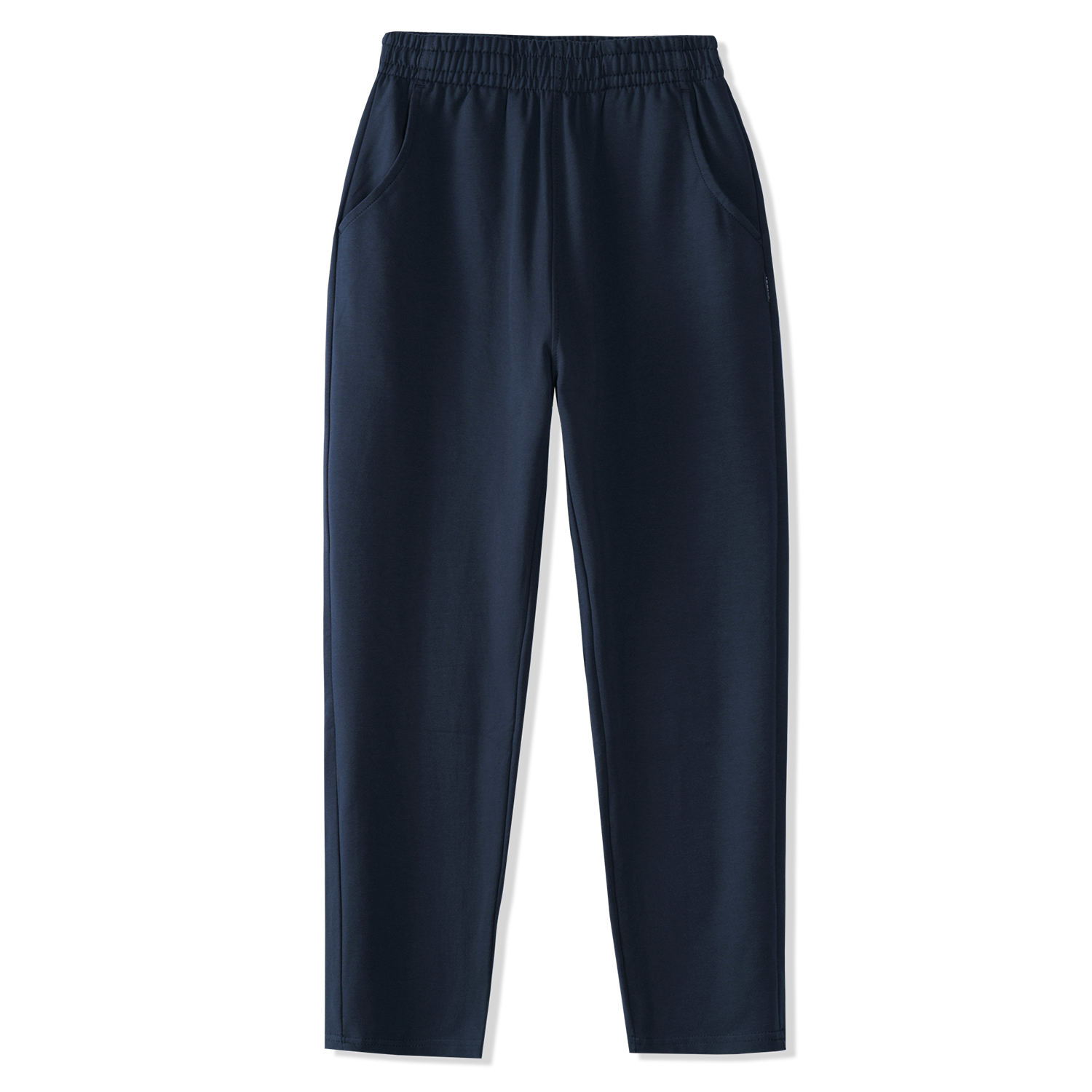 School uniform pants navy blue boys and girls spring and autumn summer early Senior high school sports school pants dark blue pants primary school students 95 cotton