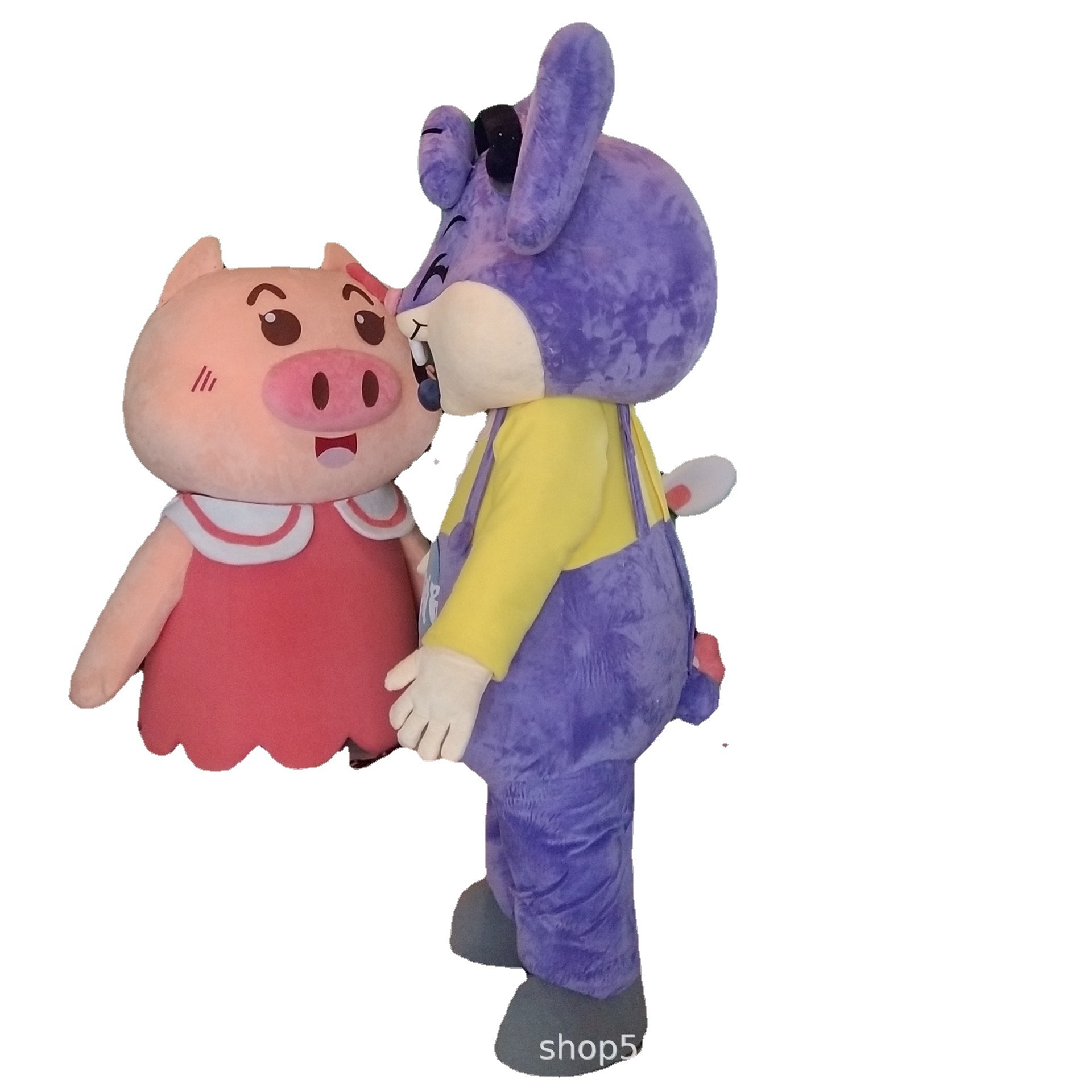 Picture of Cartoon Mascot Costume Walking Prop Outfit for People to Wear, Performance Costume for Distributing Flyers, Cute Cartoon Doll