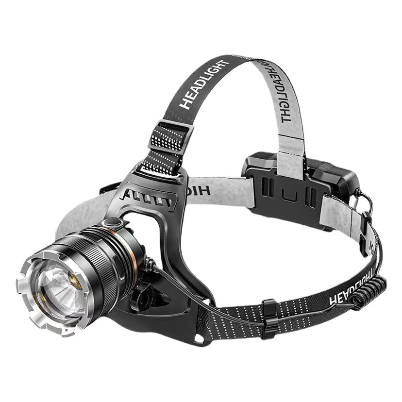 Cross-border P50 strong light induction headlight USB rechargeable head-mounted flashlight outdoor night fishing lamp wholesale