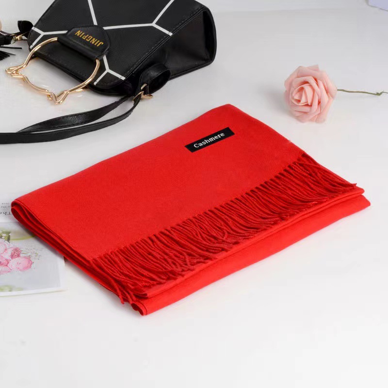 Picture of Imitation Cashmere Scarf for Women in Autumn and Winter, Warm Outer Wear, Japanese and Korean Sweet Gift, Fashionable Shawl, Factory Direct Sales, Cashmere Texture