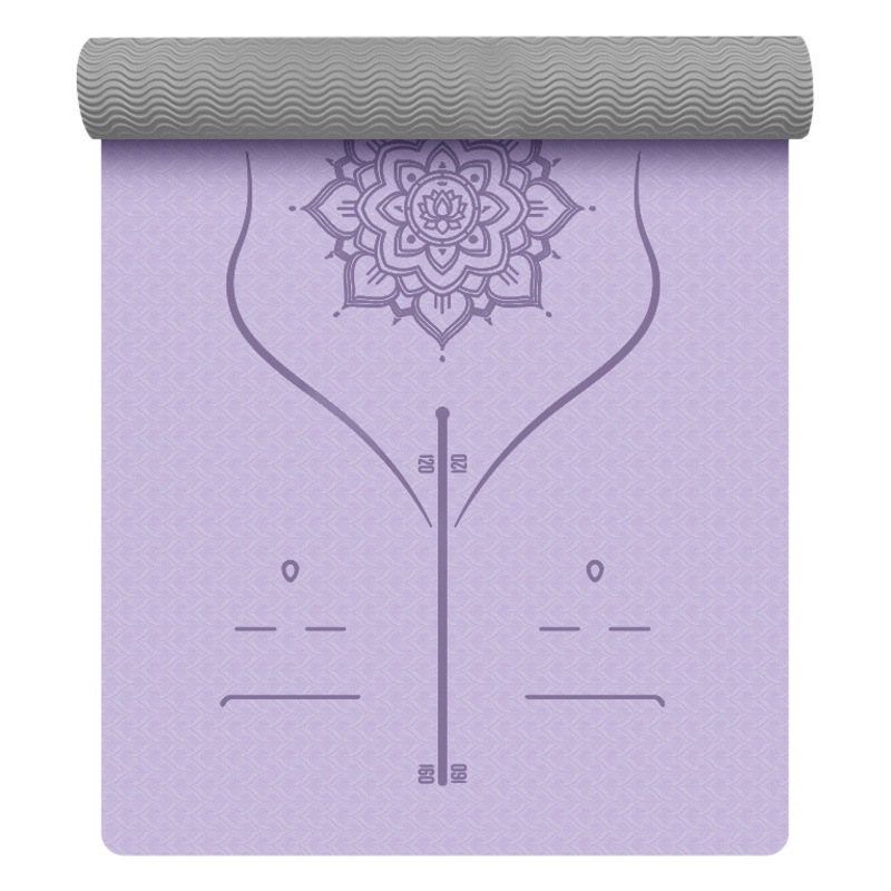 Tpe Yoga Mat for Beginners Widened, Longed and Thickeneded Indoor Sports Home Female Dance Fitness Floor Mat Wholesale