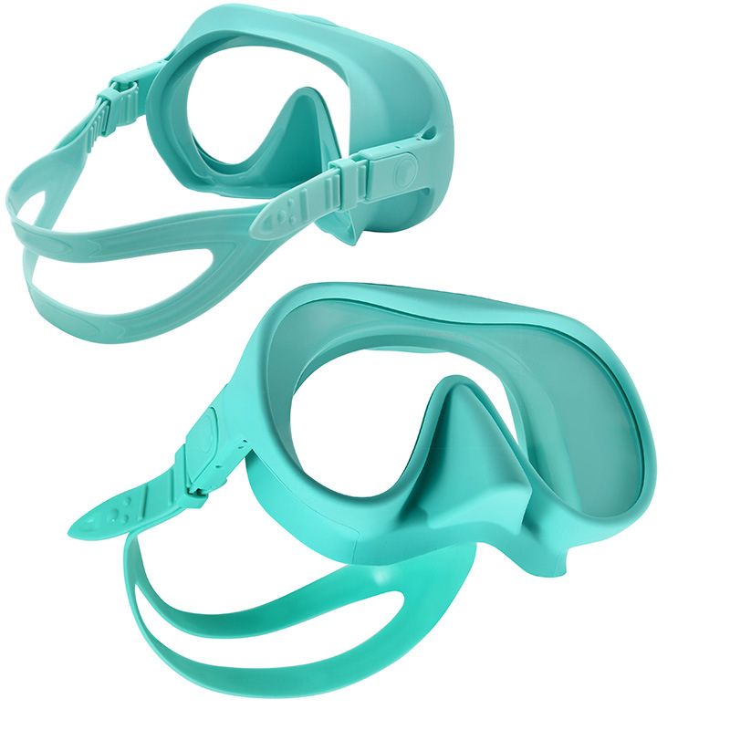 Diving Goggles Waterproof and Anti-Fog High-Definition All-In-One Scuba Mask Free Diving Tempered Glass Snorkeling and Deep Diving Mask