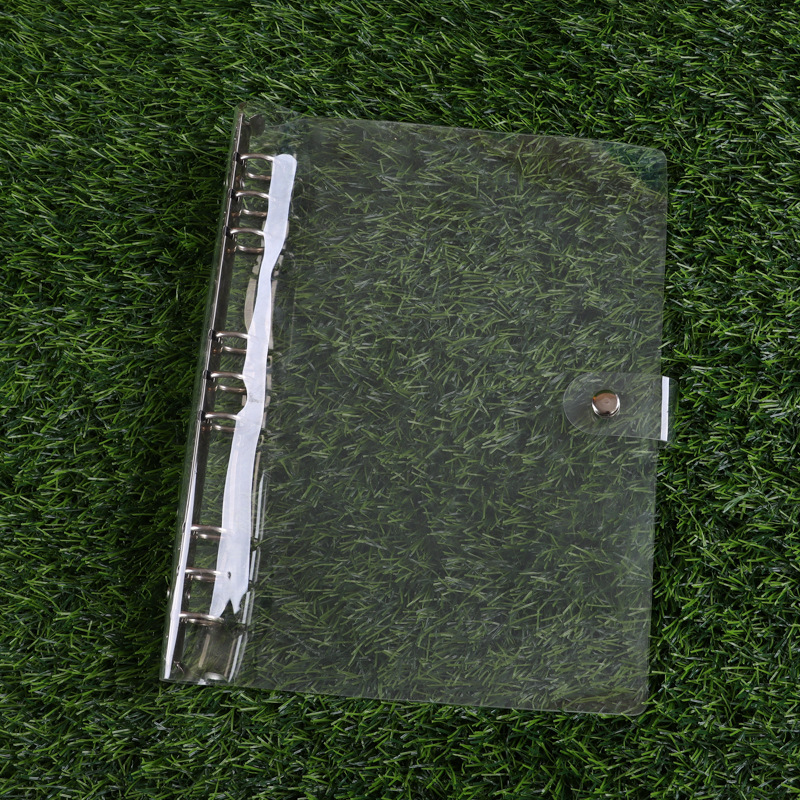 Wholesale Transparent Pvc Loose-Leaf Folder A4 Portable Simple Detachable File Folder File Folder Customization
