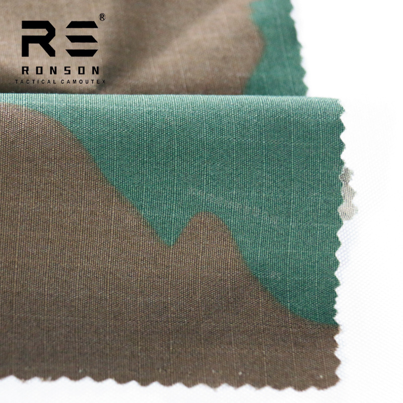 Picture of Rongsheng in stock South Africa S2000 soldier camouflage cloth cotton plaid NYCO50/50 tactical outdoor clothing fabric
