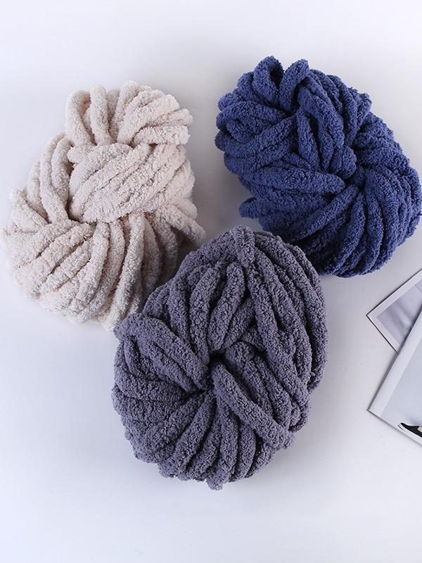 Picture of Extra thick ice bar thread cat tail Iceland thread hand-woven DIY scarf blanket floor mat cat nest sofa cushion line