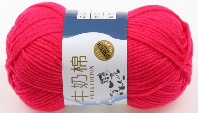 Picture of Tufted wool five-strand milk cotton wool crochet handmade DIY doll woven cushion hook shoe thread manufacturers wholesale
