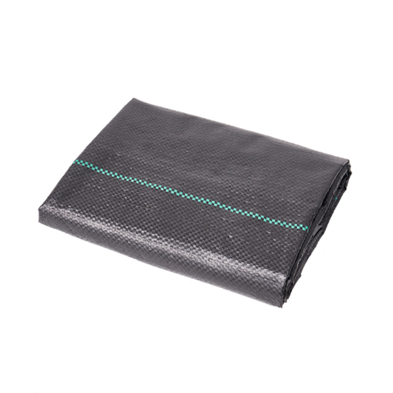 Picture of Anti-grass cloth greenhouse black thickened PP/PE weeding and anti-aging anti-grass cloth breathable and permeable wholesale