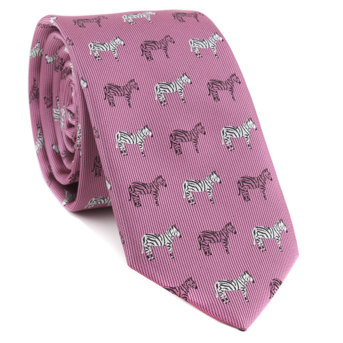 Picture of Men's Tie Polyester Silk Yarn-Dyed Jacquard Animal Elephant Embroidered Casual Tie Cross-Border E-Commerce Spot Wholesale