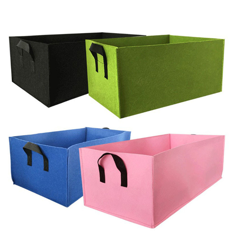 Manufacturer Wholesale Felt Planting Bags Black Non-Woven Fabric Beauty Planting Bags Tree Planting Bags Growth and Seedling Breathable Planting Bags