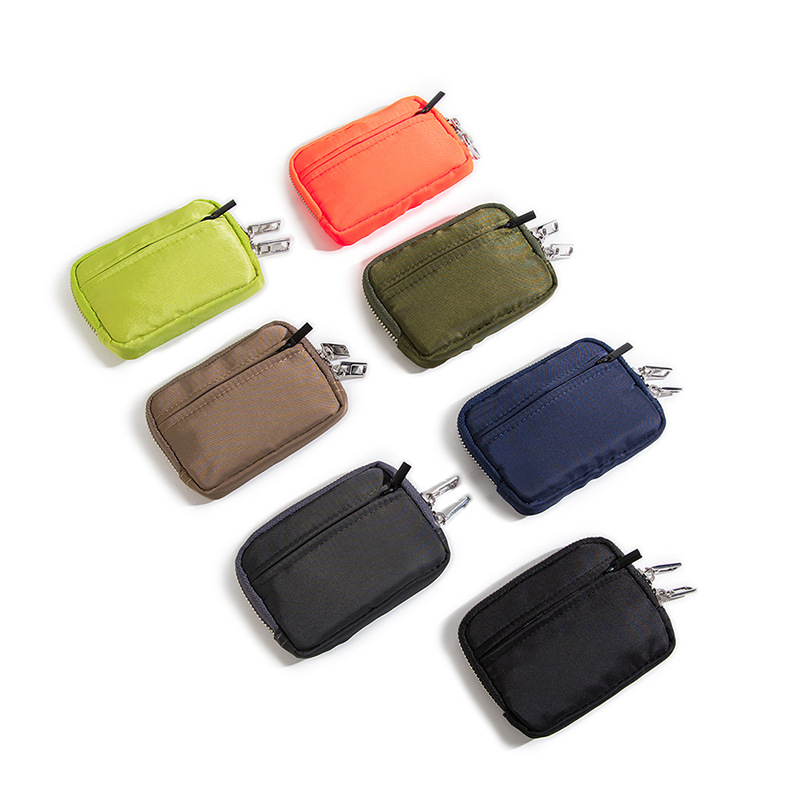 Japanese Oxford Cloth Coin Purse Fashionable All-match Casual Mini Small Bag Distinctive Tooling Style Key Bag Headset Card Bag
