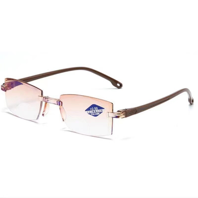Picture of Smart Zoom Anti-Blue Light Frameless Trim Presbyopia Glasses Stall Selling Street Dual-Light Presbyopia Glasses