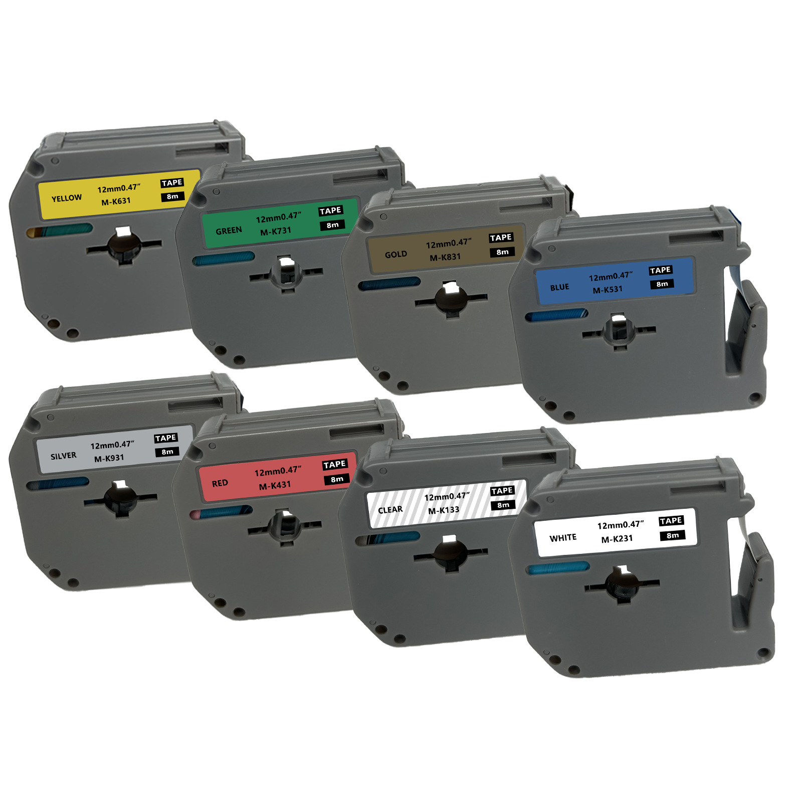 Picture of Ebeth applicable Brother label ribbon 9mm waterproof and scratch-resistant multi-specification M-K221 M-K series