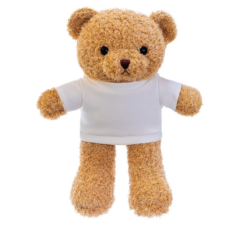 Picture of Wholesale Teddy Bear Dressing Bear Doll Stuffed Toy 4S Store Gift Printed Logo Doll Activities for Children