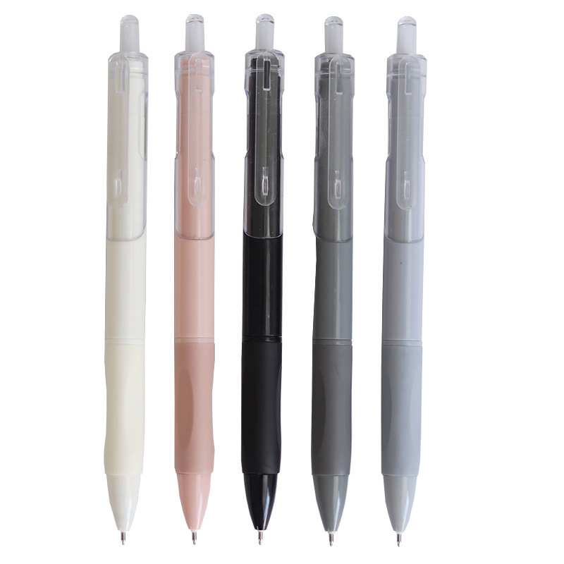 Picture of Morandi Color Press Gel Pen High-Value Office Cultural Supplies Student Exam Stationery Quick-Drying St Brush Question Pen
