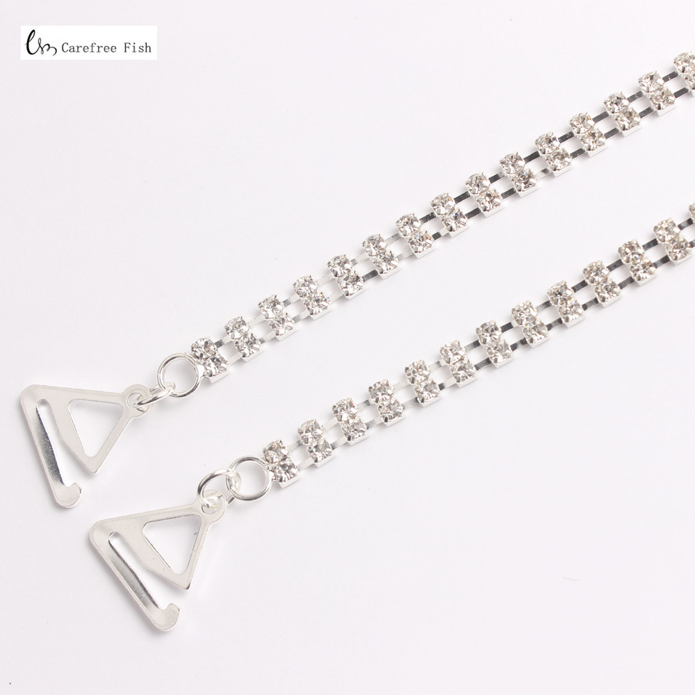 Picture of [Manufacturer Wholesale] Bridal Clothing Accessories Single Double Three Drainage Diamond Pearl Underwear Adjustable Bra Invisible Shoulder Straps