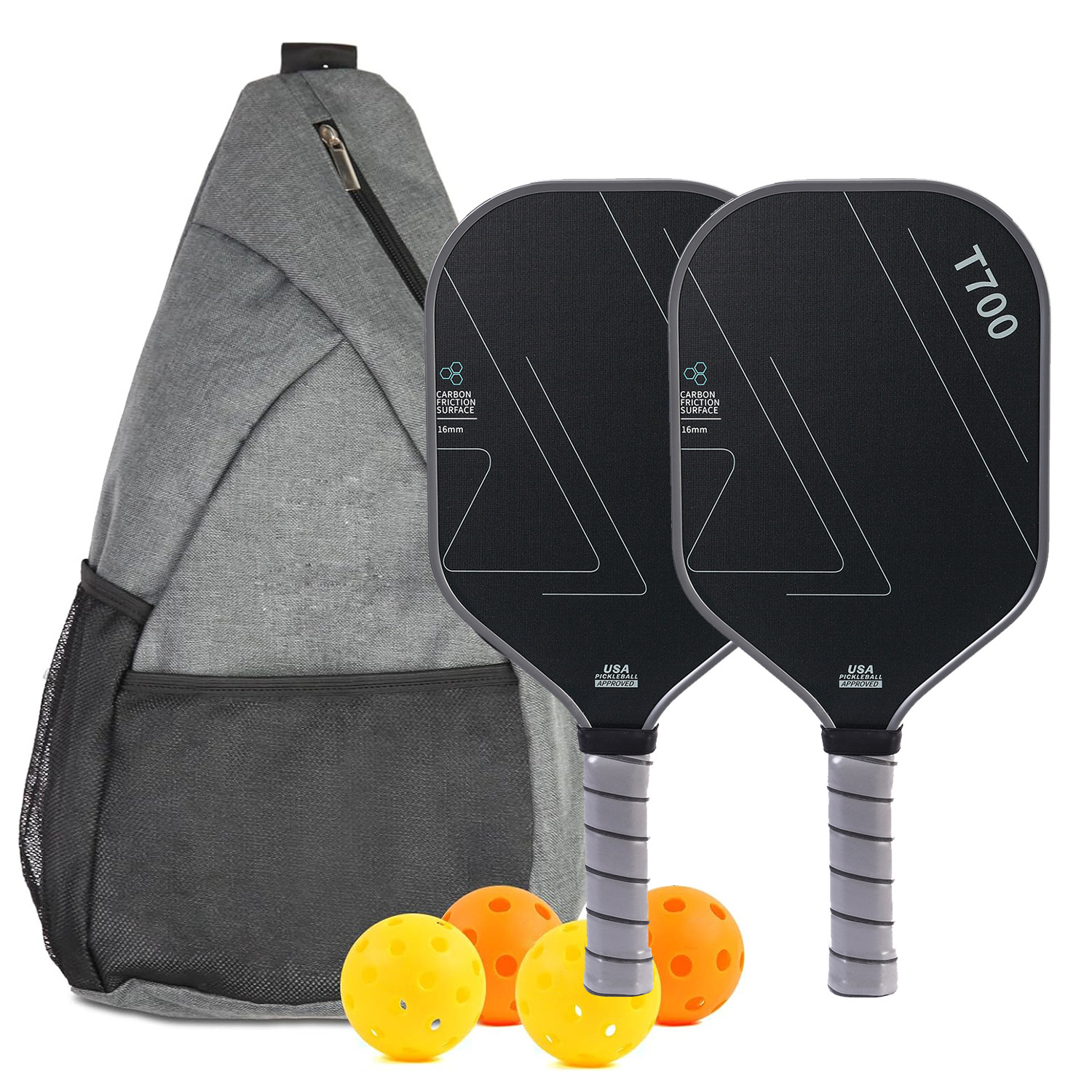Picture of T700 Pick racket cloth matte rough graphite pickleball high-grade outdoor sports pickle pick ball