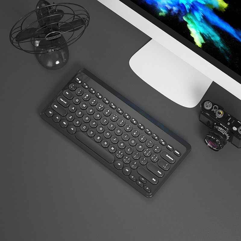 Picture of BOW external wireless keyboard and mouse suit laptop desktop computer general office home mute USB cross-border exclusive