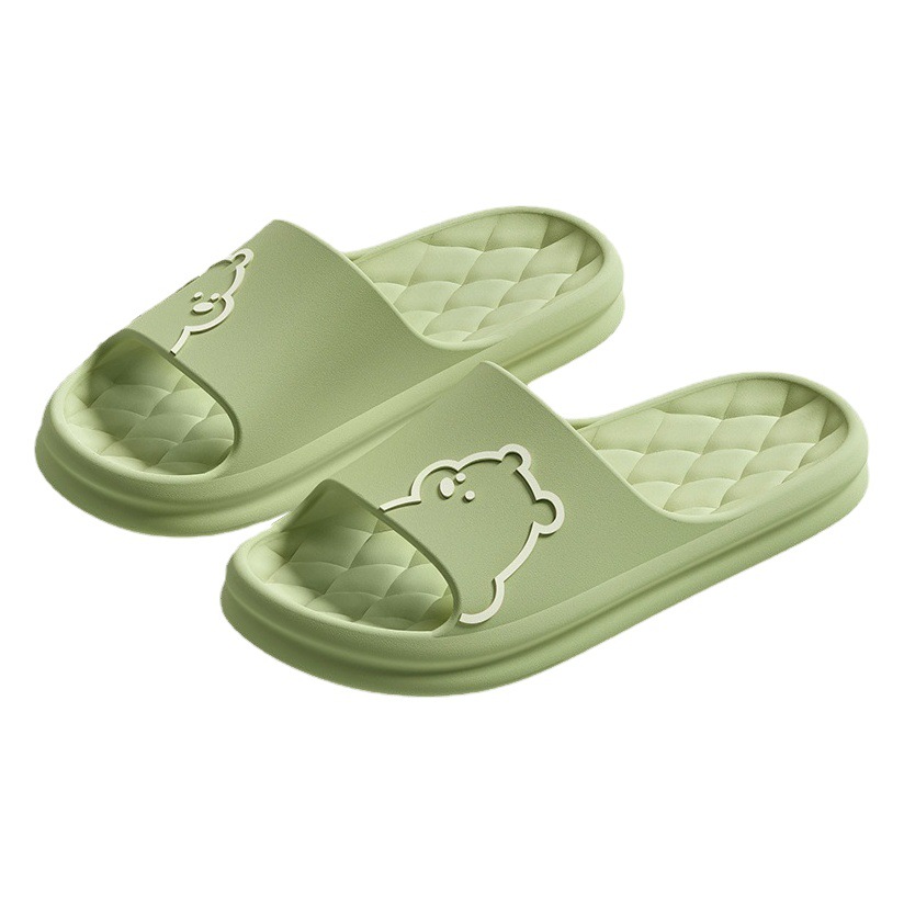 Lidani Four Seasons EVA Slippers Women's Bathroom Non-Slip Wear-Resistant Indoor Bath Slippers Men's Outer Wear