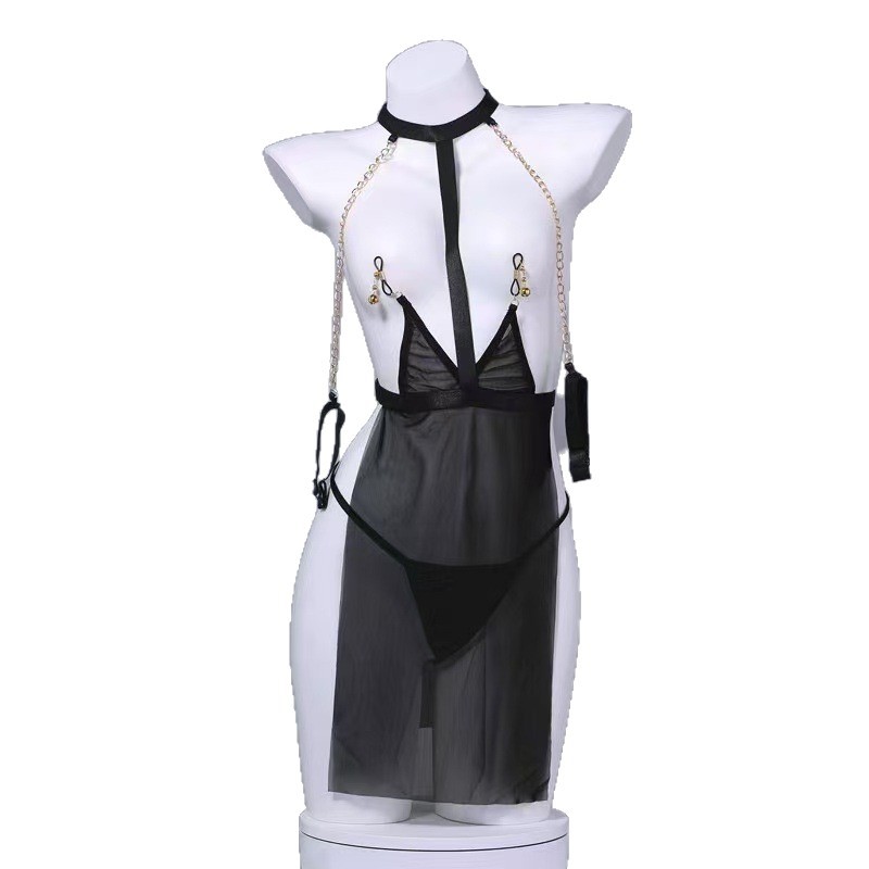 Picture of Sexy Lingerie, Sexy See-Through Temptation, No Need to Take Off, Transparent Sm Training, Sexy Breast-Revealing Outfit, Female Sexy Uniform 8002