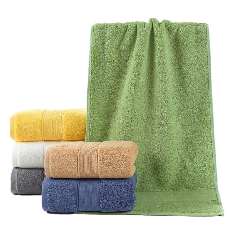 650g Thickeneded Pure Cotton Bath Towel Broken Plain Cotton Adult Household Enlarged Towel Custom Wholesale Hotel White