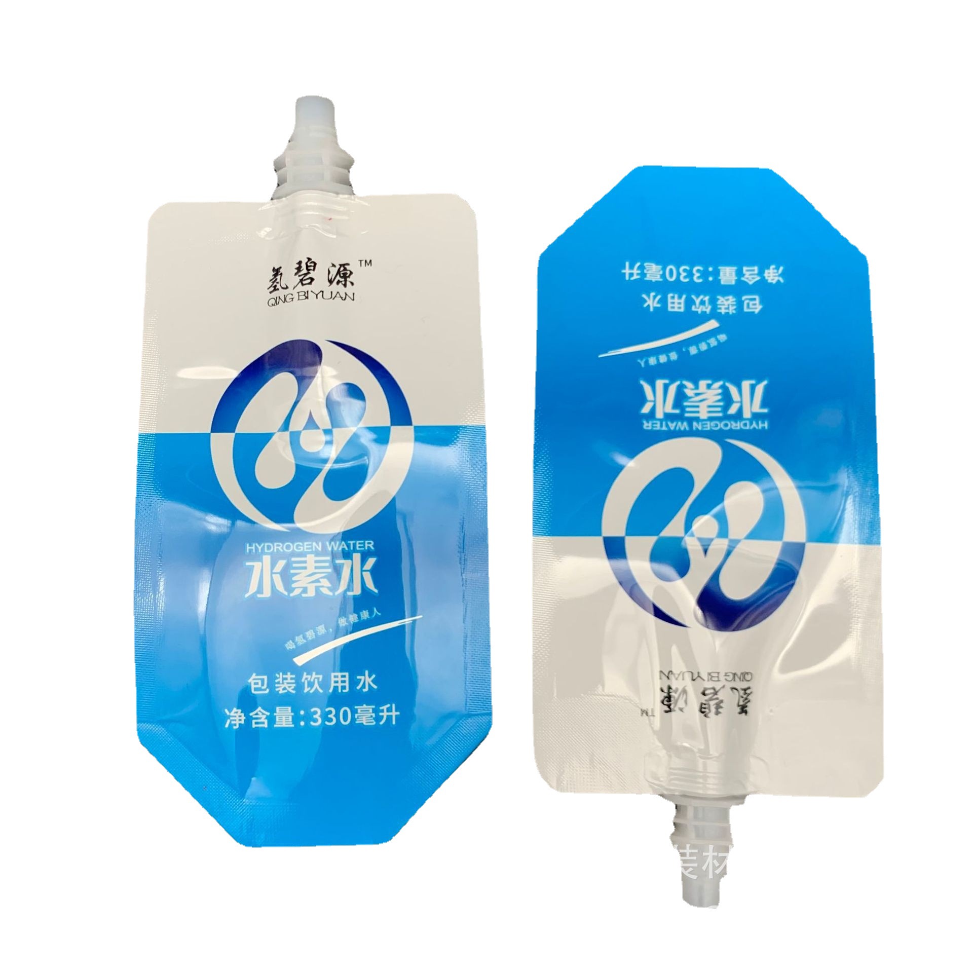 Picture of Supply 330ml water aluminum foil nozzle bag portable gravure four sides sealed hydrogen-rich water packaging bag