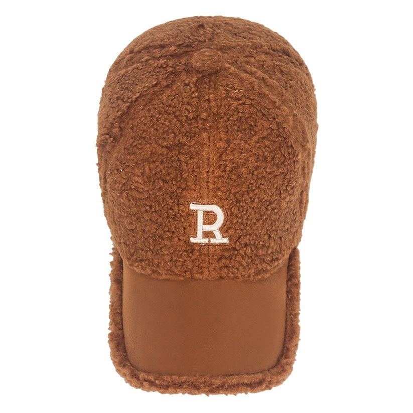 Autumn and Winter Internet Celebrity Teddy Velvet Warm Baseball Cap Fashionable Ladies Street Shooting All-match Duck Tongue Fashionable Ins Hat