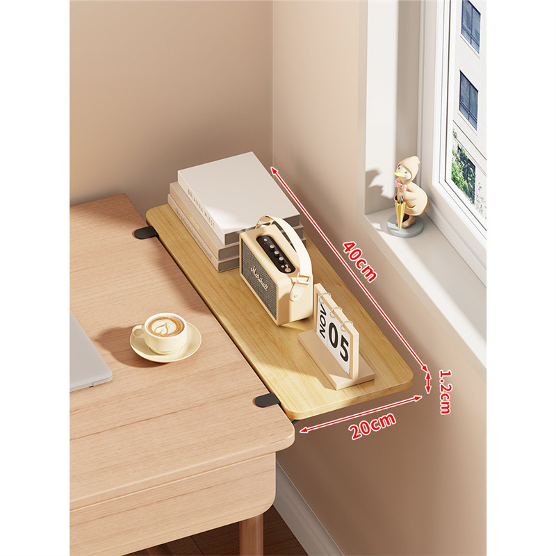 Picture of Desktop extension board, punching-free gap extension, expansion, computer desk hand rest, folding, lengthening, and widening panel