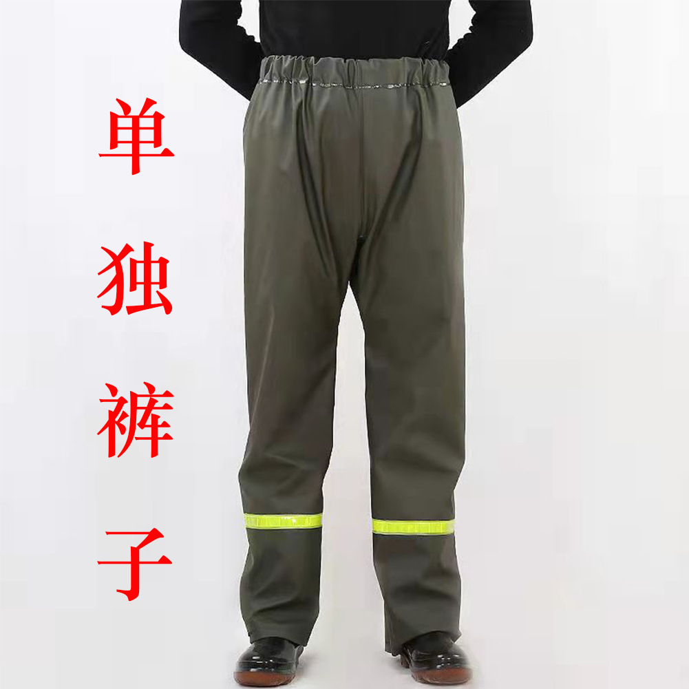 Picture of Xiong Xuemei Raincoat Electric Car Motorcycle Men and Women Adult Riding Work Take-out Waterproof Raincoat Rain Pants Set