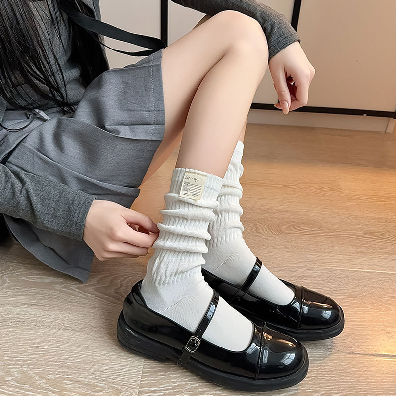 Candy-colored five-layer screw-on piled socks women's ins Japanese spring and autumn JK socks loafers good long socks wholesale