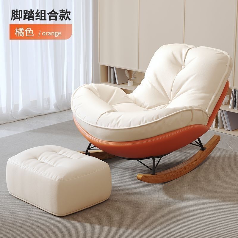 Picture of Lazy Sofa Adult Recliner Adult Living Room Single Balcony Home Leisure Bedroom Comfortable Thickened Penguin Rocking Chair