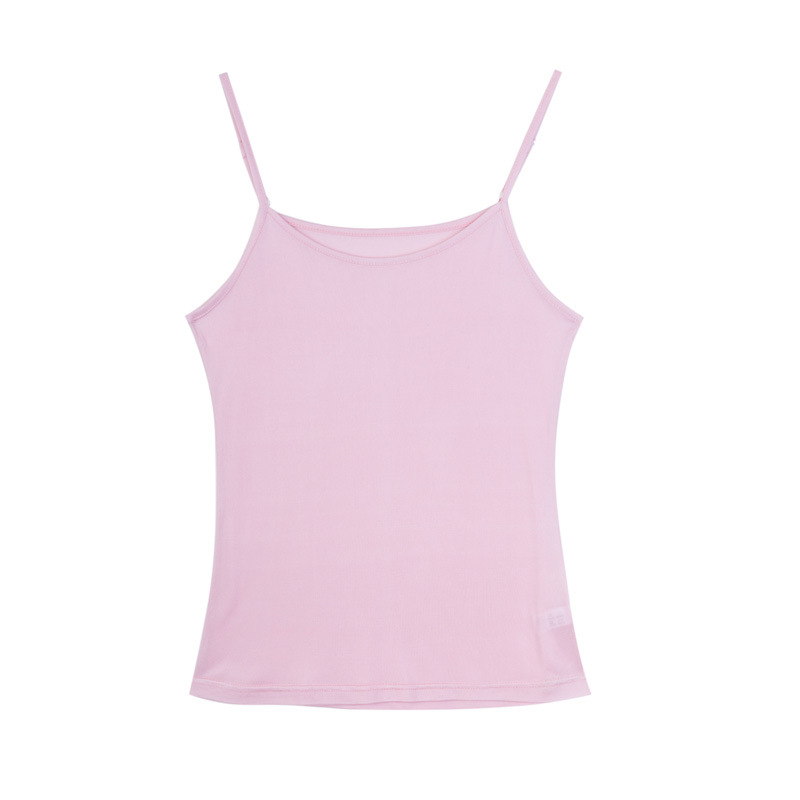 Picture of Tangge Summer Thin Mulberry Silk Knitted Silk Sling Top Base Shirt All-match Small Vest with Adjustable Shoulder Strap