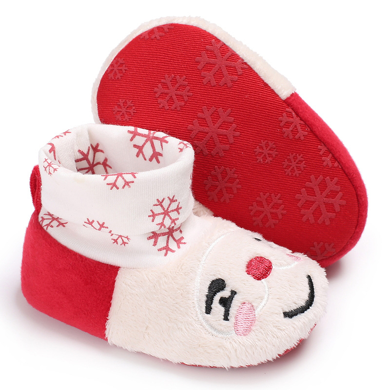 Picture of Christmas baby shoes baby shoes soft sole shoes baby shoes one-piece delivery