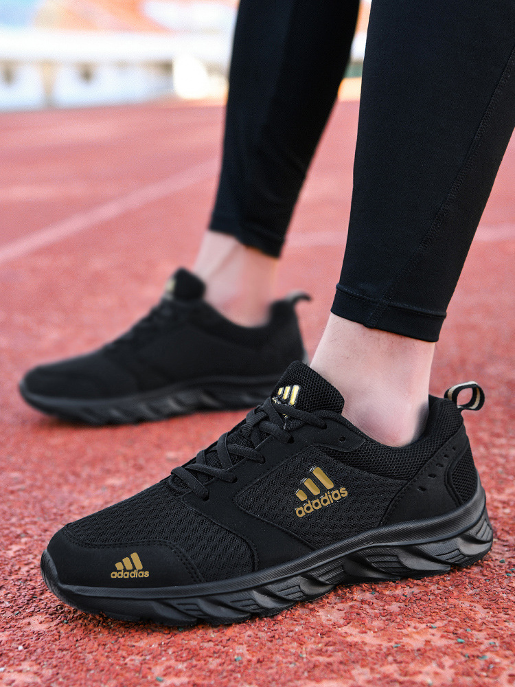Cross-border bestseller summer hollow-out mesh cloth shoes, breathable single mesh cool, thin, breathable hollow men's shoes, mesh soft sole