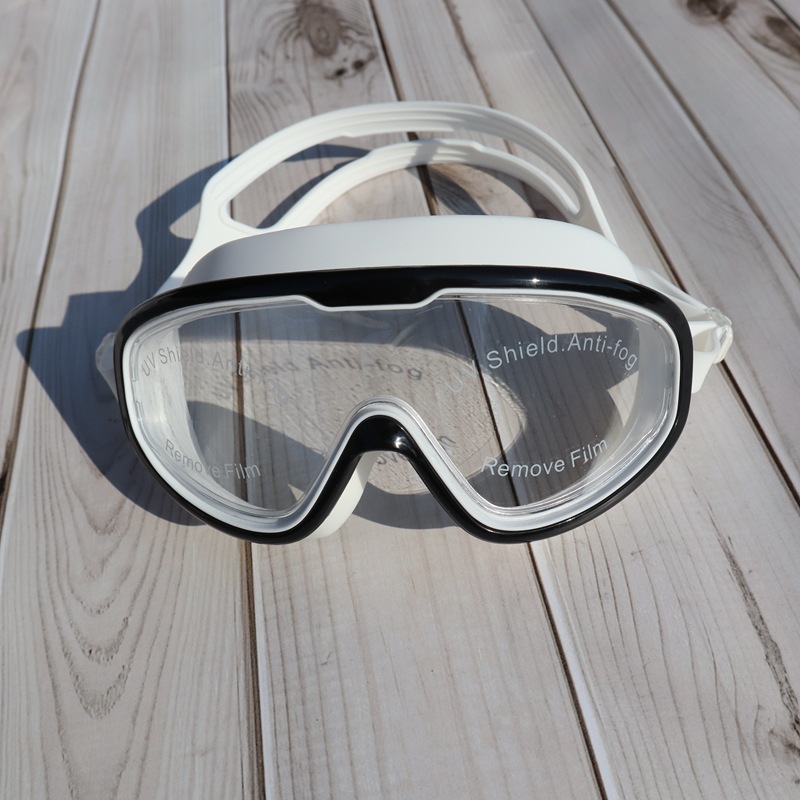 Internet famous swimming goggles HD waterproof anti-fog professional large frame swimming glasses men's and women's adult diving goggles swimming equipment