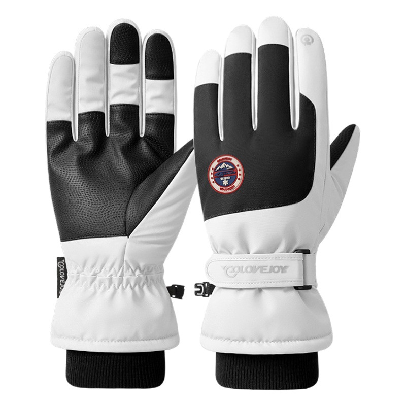 2025 Winter Skiing Cycling Women's Anti-Slip Waterproof Warmth Touch Screen Motorcycle Men's Cross-Border Wholesale