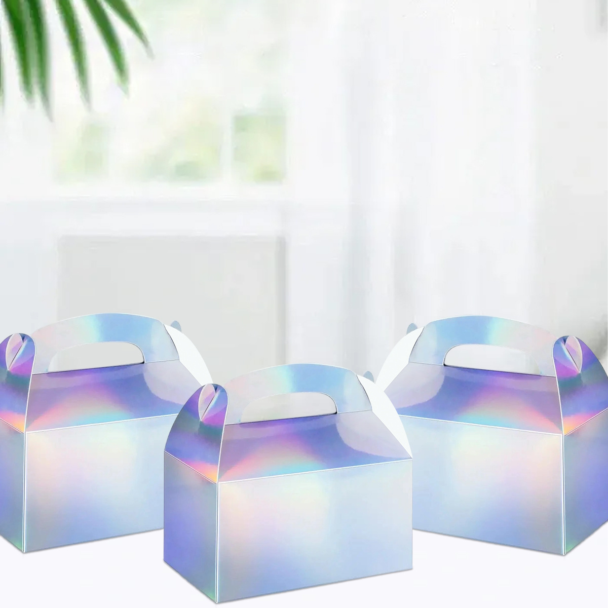 Manufacturer's New Amazon Silver Laser Carton Packaging Box Carton Universal Carton